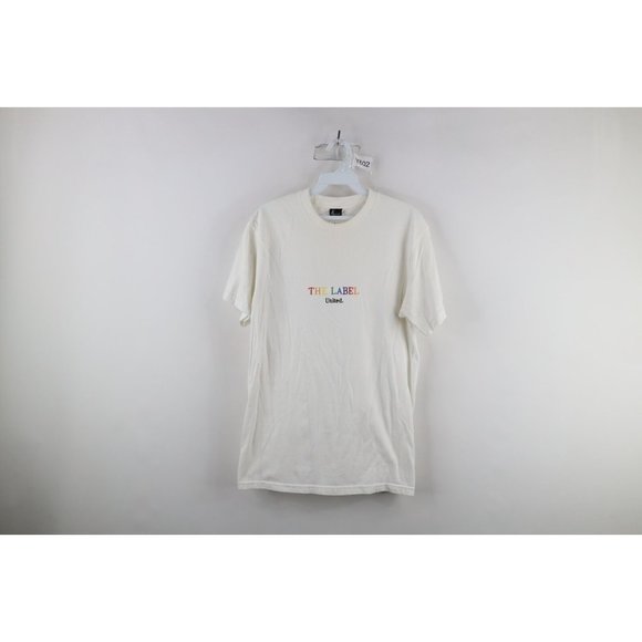 Afficials The Label Streetwear Mens M Rainbow Spell Out United Pride T-Shirt - Picture 1 of 11